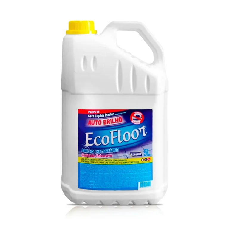 Cera Líquida Ecofloor – Brilho Instantâneo e Proteção Garantida! – Piso 5L