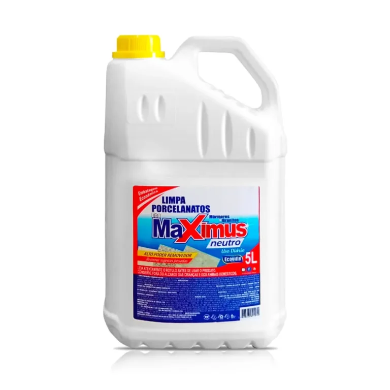 Limpa Porcelanato Maximus Neutro – Segurança, Limpeza Impecável e Versatilidade! 5L