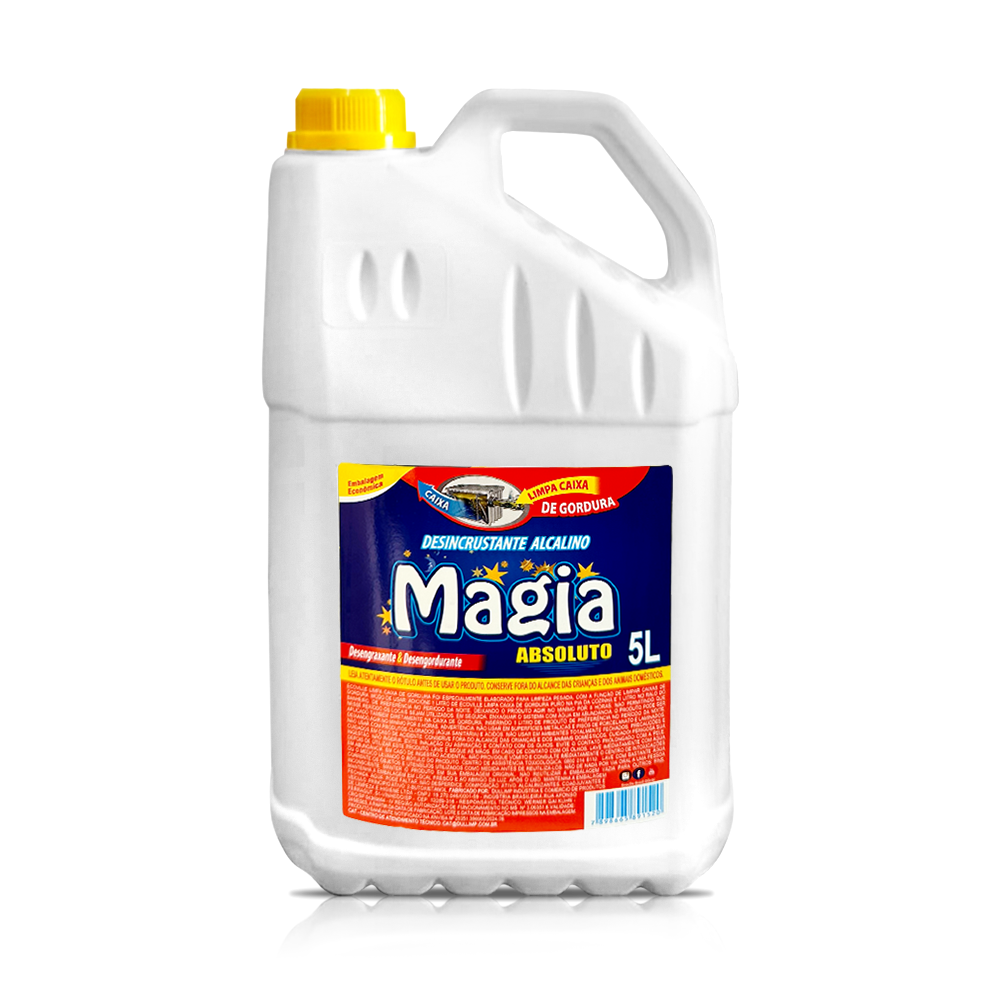Desincrustante Alcalino Magia Absoluto – O Fim do Mau Cheiro e da Gordura!