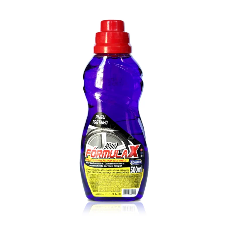 Pneu Pretinho Fórmula X – Brilho Molhado e Proteção Prolongada! 500ml