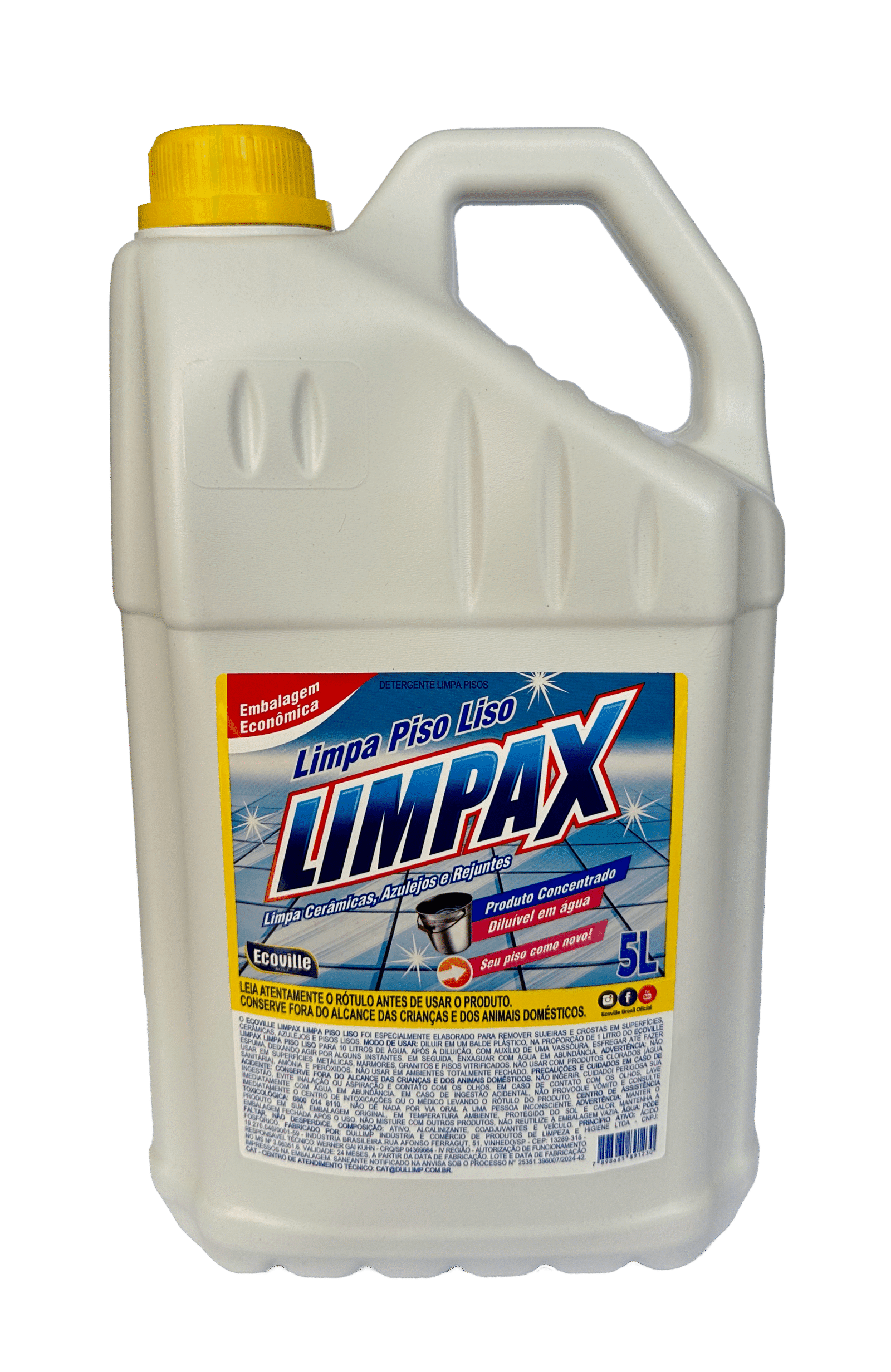 Limpax Piso Liso – Brilho e Limpeza Profunda para Pisos Cerâmicos! 5L