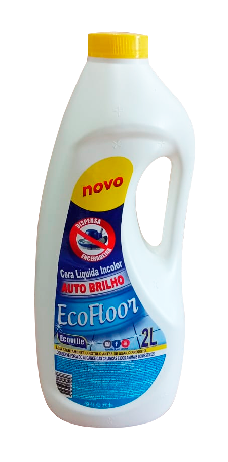 Cera Líquida Ecofloor – Brilho Instantâneo e Proteção Garantida! – Piso 2L