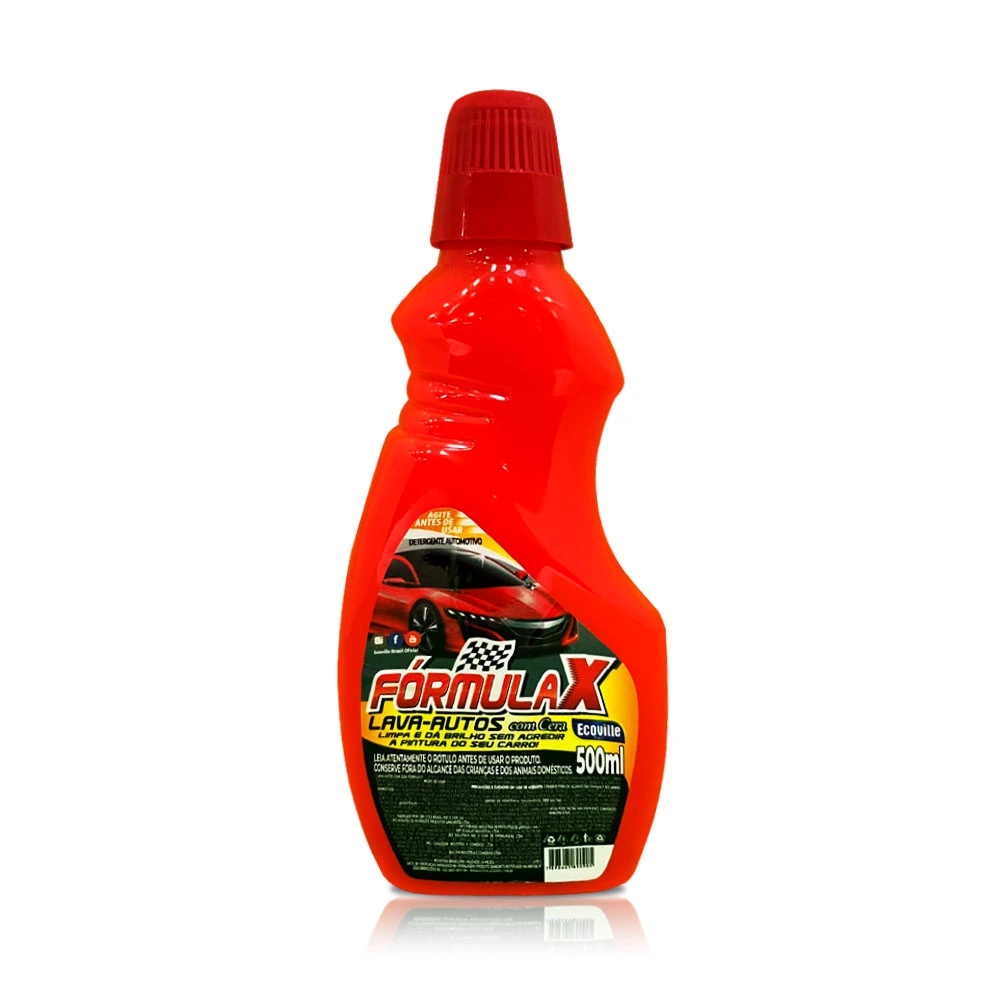 Lava Autos com Cera Fórmula X – Brilho, Proteção e Alta Performance na Lavagem! 500ml