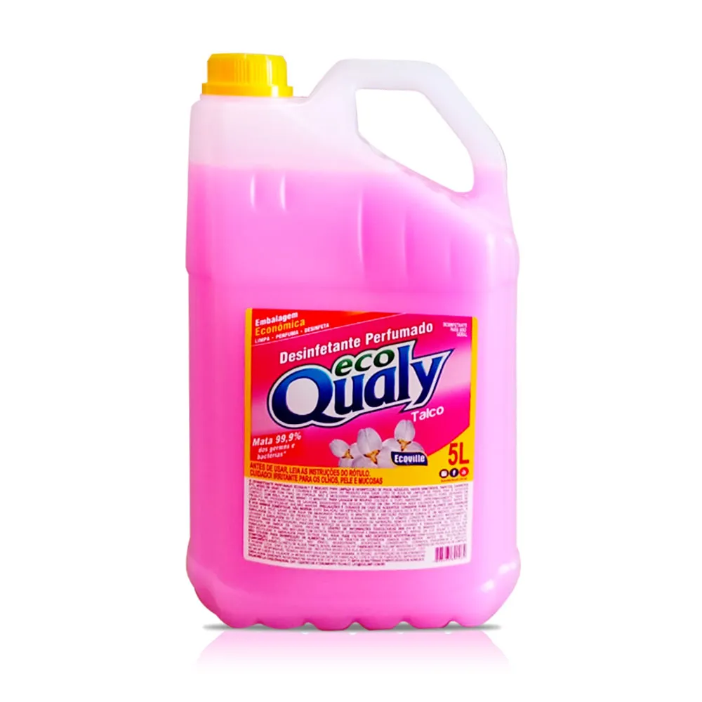 Desinfetante EcoQually – Proteção, Limpeza e Perfume Exclusivo! 5L – Talco