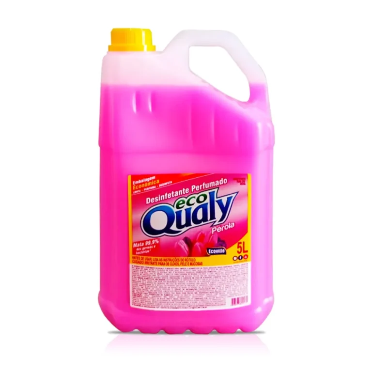 Desinfetante EcoQually – Proteção, Limpeza e Perfume Exclusivo! 5L – Pérola